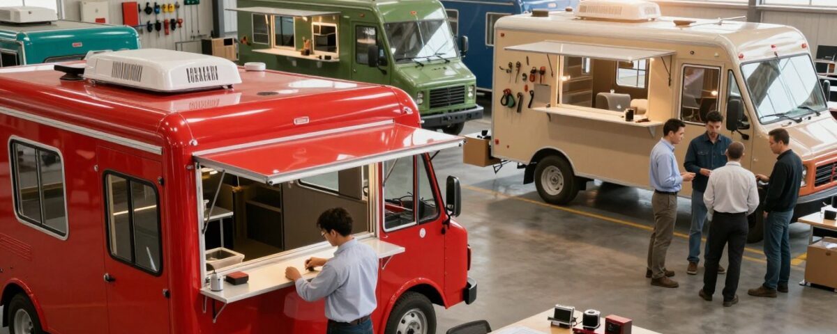 mobil mutfak kamyonları ve araçları imalatı